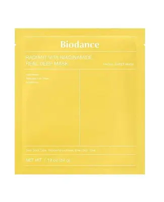 Biodance Maschera Idrogel Illuminante Alla Niacinamide Radiant Vita (Real Deep Mask) 34 G