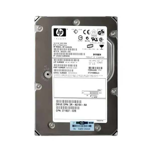 9X4006-030 Seagate 146GB Ultra-320 SCSI 15000 3.5-inch 8MB Hard Drive