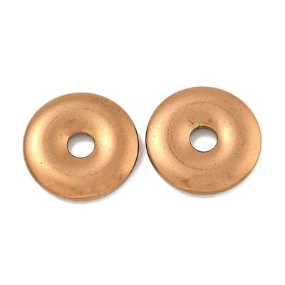 Electroplated Synthetic Non-Magnetic Hematite Pendants