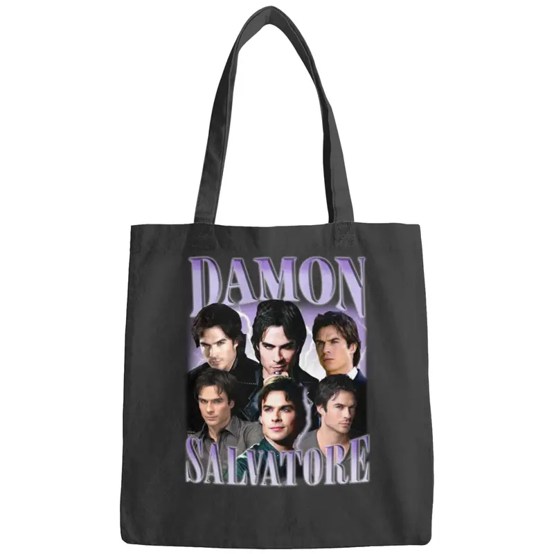 Limited Damon Salvatore Bags Vintage Team Damon Bags Vintage 90s Grapic Bags