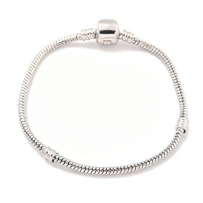 2.5MM Brass European Style Round Snake Chain Bracelets for Jewelry Making