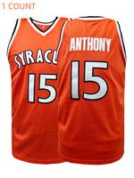 Men's Colorblock Letter & Number Print Basketball Jersey, Loose Casual Striped Trim Sleeveless Basketball Top for Daily Wear,...