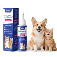 Pet Eye Drops for Dogs&Cats, Eye Infection Treatment to Soothe Eye Allergy (60ml)