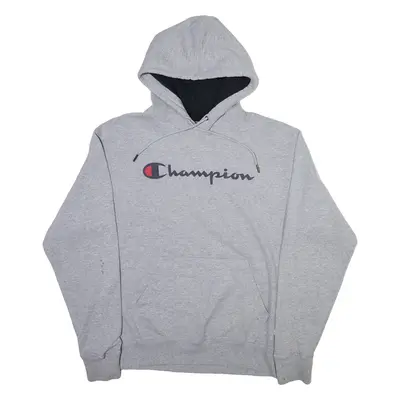 CHAMPION Mens Grey Hoodie M
