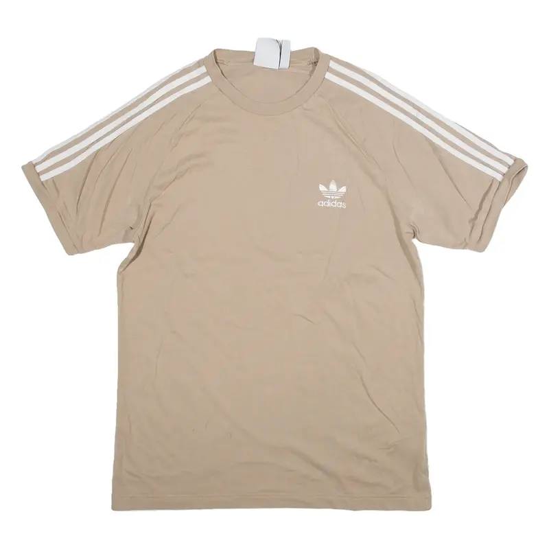 ADIDAS Womens T-Shirt Brown M