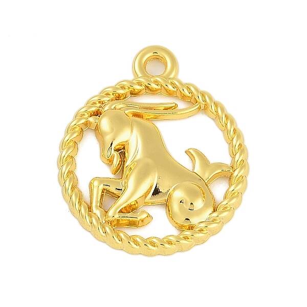 Twelve Constellations Alloy Pendants