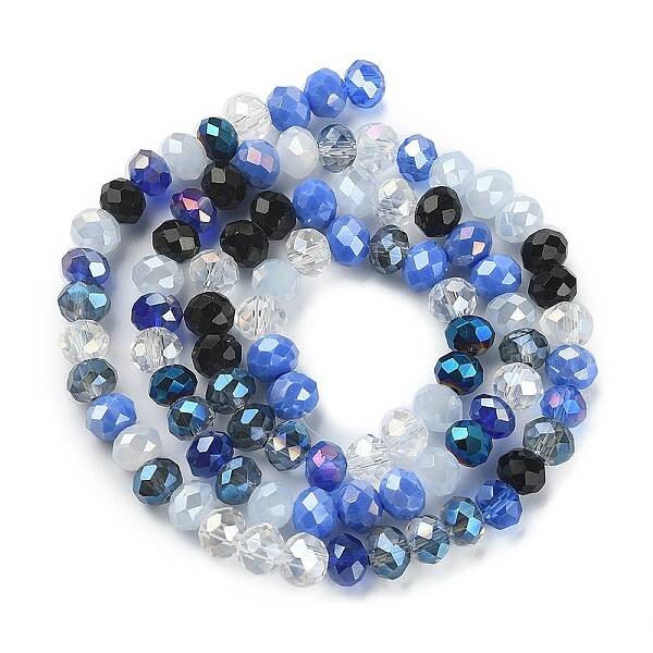 Electroplate Glass Beads Strands