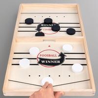 Summer Wooden Air Hockey Game Table Toys for Adults, Indoor Multiplayer Board Toy Game, Family Hockey Game Toys, Interactive ...
