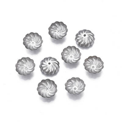 Non-Tarnish 304 Stainless Steel Bead Caps
