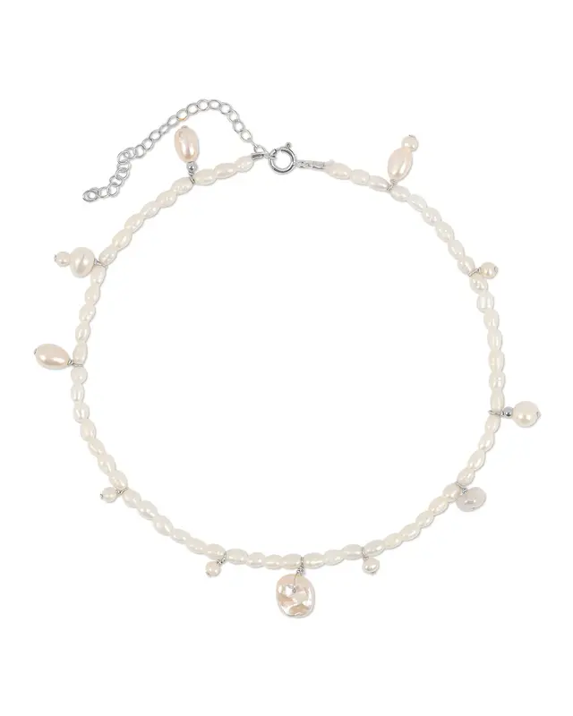Portofino Anklet | Metal Color: Silver