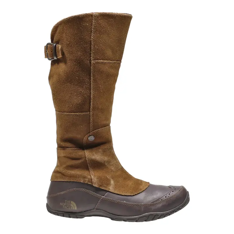 THE NORTH FACE High Boots Brown Suede Womens UK 6