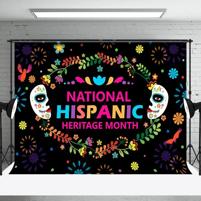 Latino National Hispanic Heritage Month Backdrop