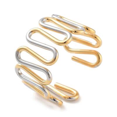 Brass Open Cuff Ring for Women