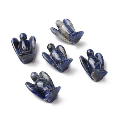 Natural Sodalite Angel Decor Healing Stones
