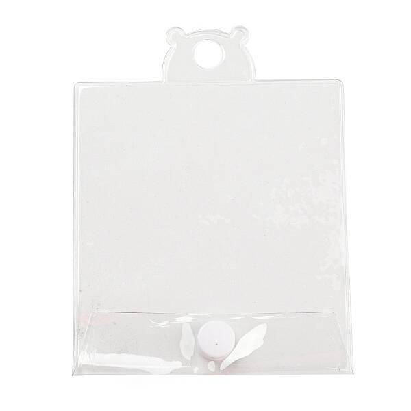 Transparent Plastic Button Bags