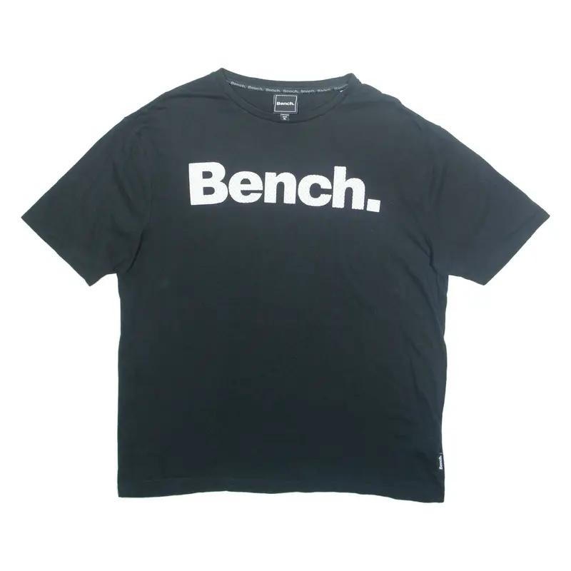 BENCH Mens T-Shirt Black XL