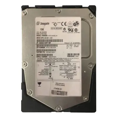 273408-001 HP 18.2GB Ultra-320 SCSI 15000 3.5-inch Hard Drive