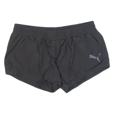 PUMA Womens Sports Shorts Black XL W34
