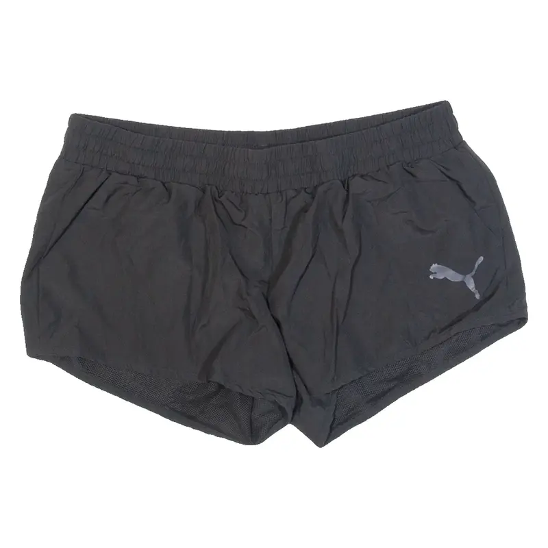 PUMA Womens Sports Shorts Black XL W34