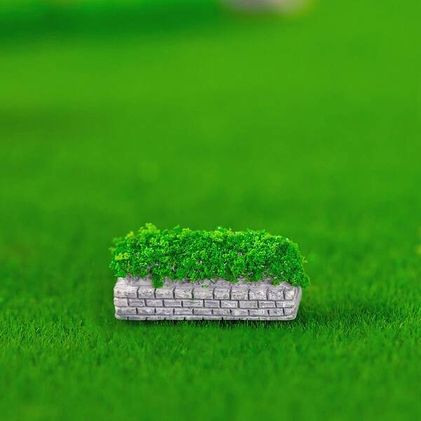 Resin Grass Platform Display Decoration