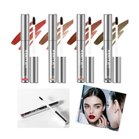Long-Lasting Peel-off Lip Liner Stain,4Counts/set Transfer-proof LiplinerLipStain, All Day & Night WaterResistantandSmudge Re...