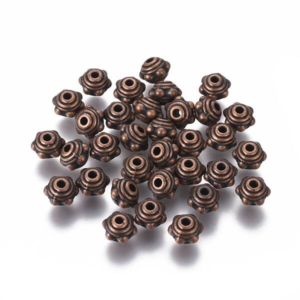 Tibetan Style Alloy Spacer Beads