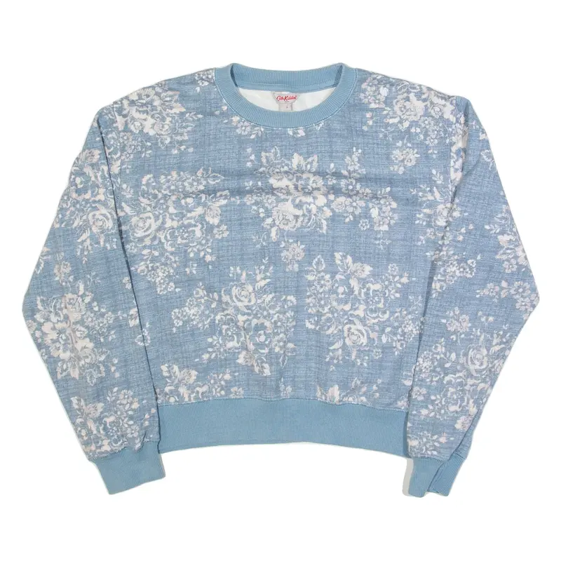 CATH KIDSTON Cropped Womens Sweatshirt Blue S