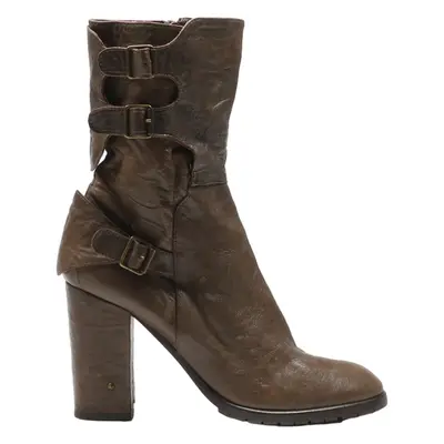 FORNARINO Ankle Boots Brown Leather Womens UK 7