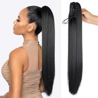 Yetta Straight Hair Claw Clip Ponytail 26 \