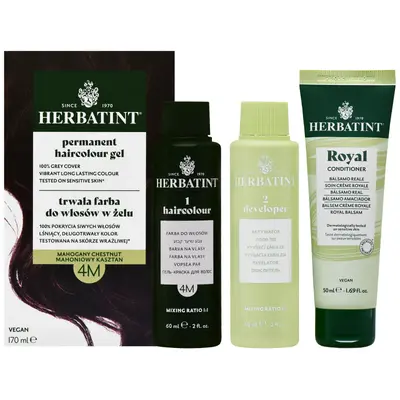 Herbatint Permanent Hair Color Gel 170ml 4M