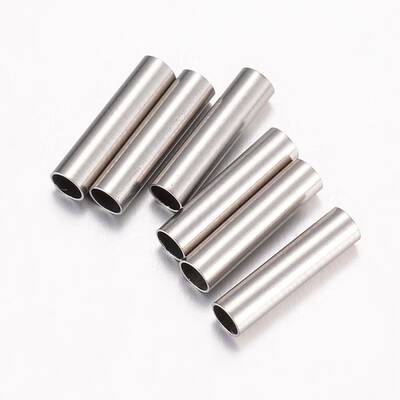 Tarnish Resistant 304 Stainless Steel Tube Beads
