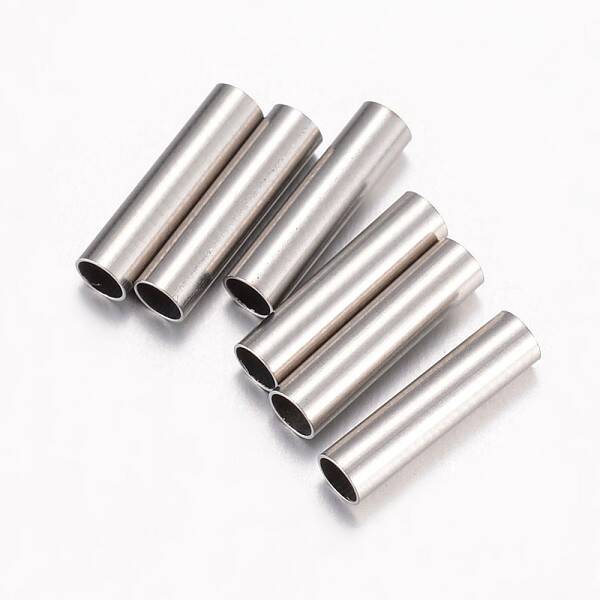 Tarnish Resistant 304 Stainless Steel Tube Beads