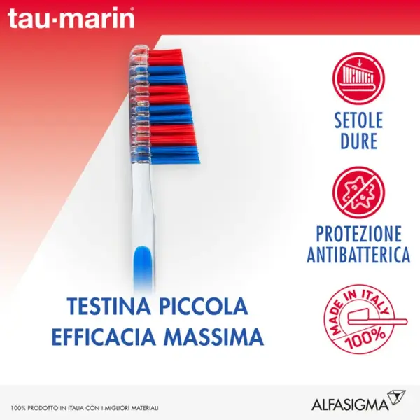 Alfasigma spa Tau Marin® Professional Toothbrush 27 Hard Antibacterial