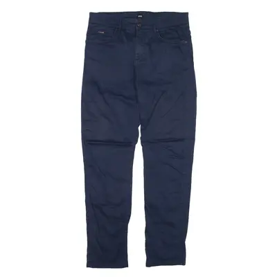 HUGO BOSS Trousers Blue Slim Straight Mens W30 L26