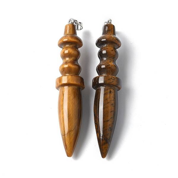 Natural Tiger Eye Pendants