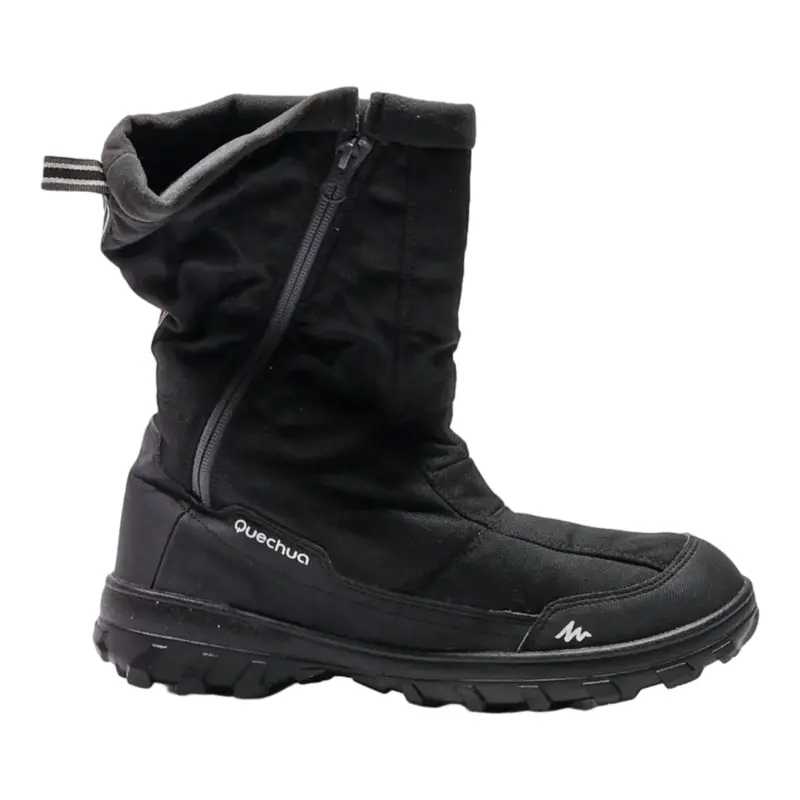 DECATHLON Snow Boots Black Synthetic Mens UK 8.5