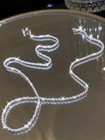 Sparkling Glittering Chain Necklace, Elegant Minimalist Women's Summer Accessories 2024 for Party, Daily, Back To School, Tre...