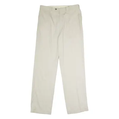 JACK NICKLAUS Performance Golf Chino Mens Trousers Beige Straight W34 L34