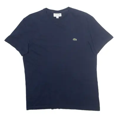LACOSTE Mens T-Shirt Blue M