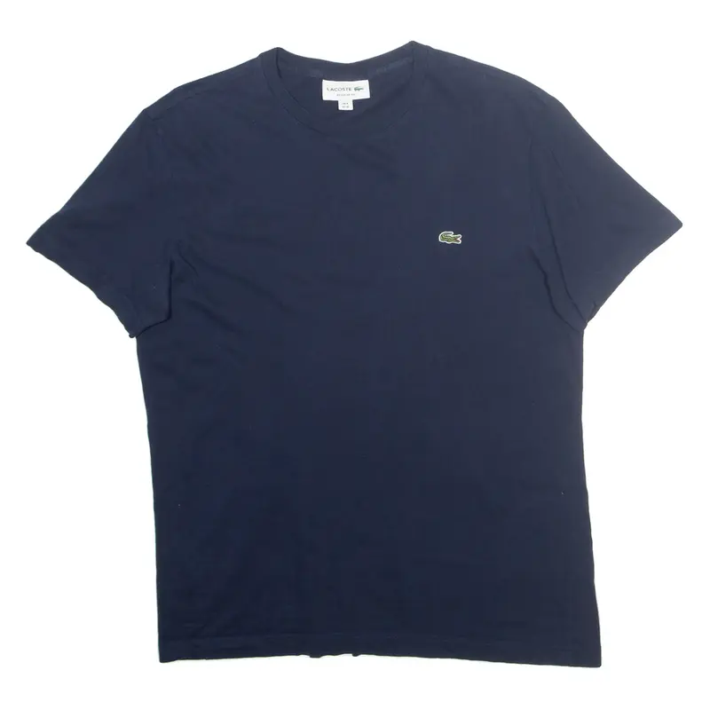 LACOSTE Mens T-Shirt Blue M
