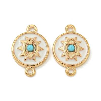 Alloy Enamel Links Connector Charms