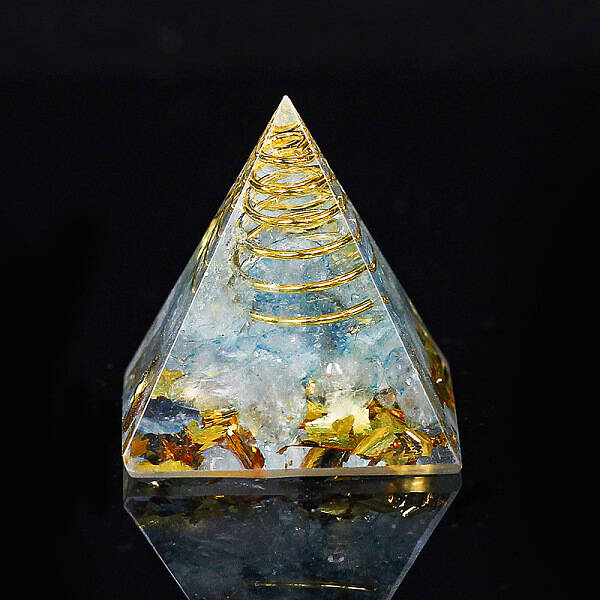 Orgonite Pyramid Resin Display Decorations