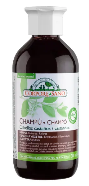 Corpore Henné Cab Chestnut Shampoo 300 ml organic