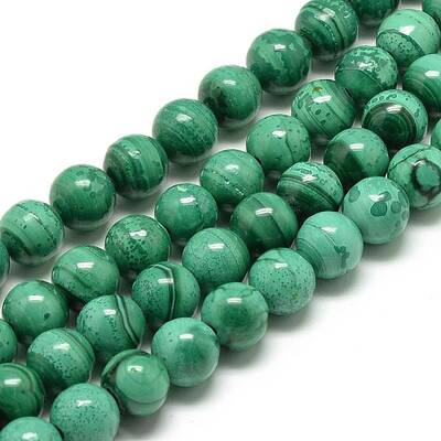 Natural Malachite Beads Strands