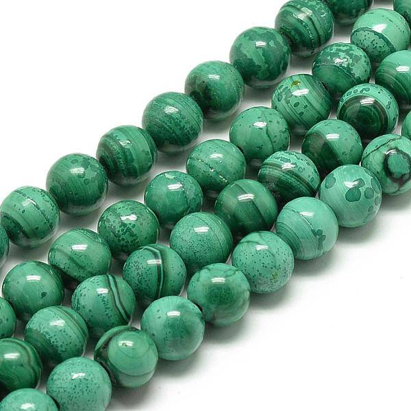 Natural Malachite Beads Strands