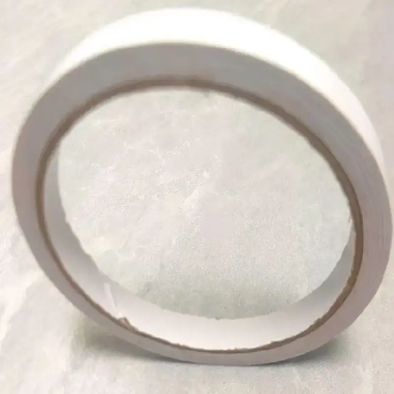 White Double-sided High Adhesion Tape, 1 Roll Portable Hand Tear Viscosity Sticky Tape, Durable Material Office Supplies, Mul...