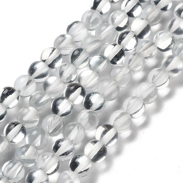 Synthetic Moonstone Beads Strands