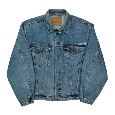 Levis Denim Jacket - Large Blue Cotton
