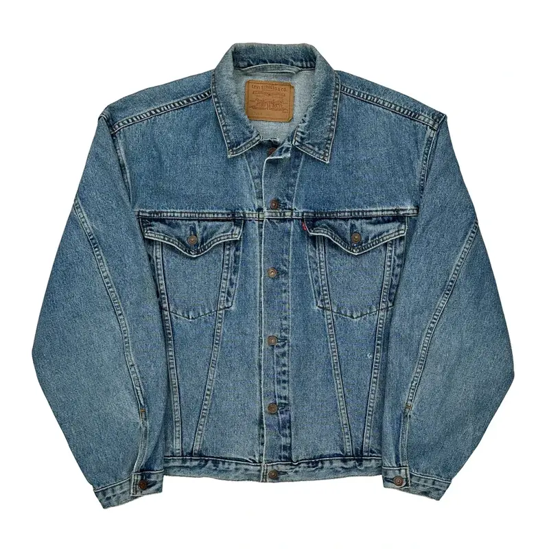 Levis Denim Jacket - Large Blue Cotton