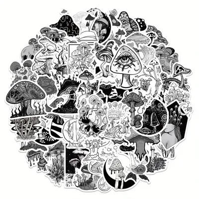 Gothic Style Sticker, Waterproof Self-adhesive Cartoon Sticker, Multi-purpose Decorative Sticker For Phone Case, Luggage, Gui...